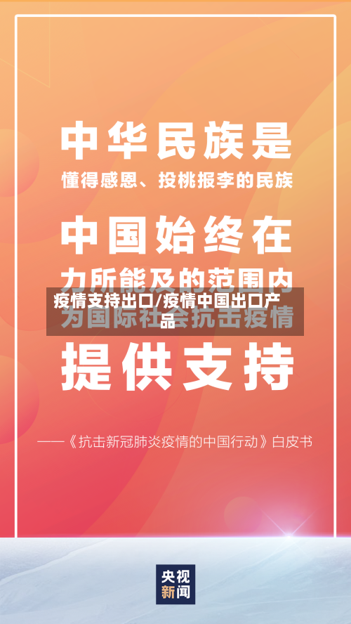 疫情支持出口/疫情中国出口产品-第3张图片